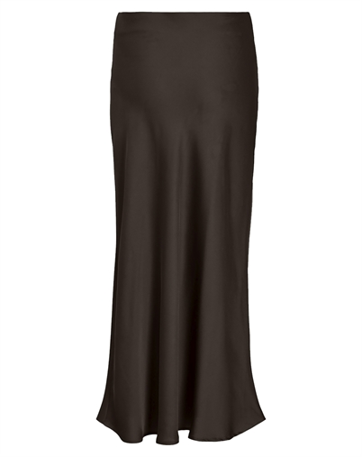 Vila - VIEllette Midi Nederdel - Coffee Bean